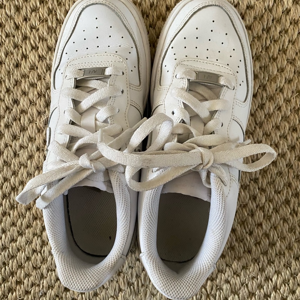 Classic White Kids Sneakers